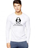 Cumpara ieftin Bluza barbati alba - Shakespeare Drama - 2XL