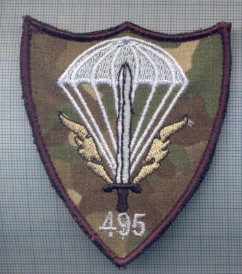 AX 1219 EMBLEMA AVIATIE-PARASUTISTI-ESCADRILA495 ?-BAZA495 ?-PENTRU COLECTIONARI foto