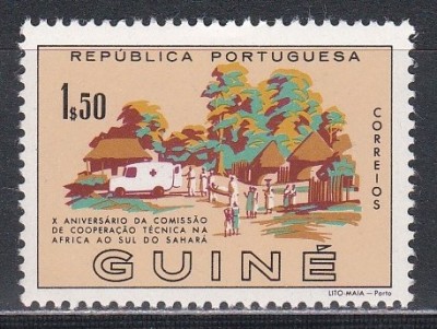 Guineea Portugheza 1960 - A 10-a aniversare a Comisiei pentru Cooperare Tehnică &amp;icirc;n Africa, MNH foto
