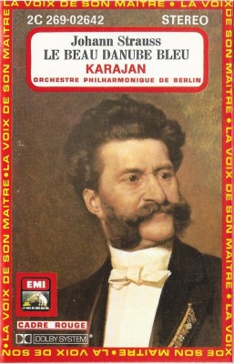 Casetă audio Johann Strauss / Karajan, Orchestre Philharmonique De Berlin&amp;lrm; &amp;ndash; Valses, originală foto