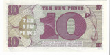 Bancnota militara UNC 10 pence 1972 - Marea Britanie