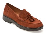 Mocasini GEOX visinii, D26QRC, din piele intoarsa