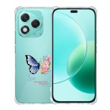 Husa antisoc pentru honor 400 lite - airbag tpu, col&Egrave;uri ranforsate- butterfly albastru