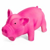 Jucărie elastică pentru c&acirc;ini &icirc;n formă de porc cu sunet, CMCLASS
