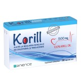 Korill ulei de krill 500 mg, 30 capsule, Sanience