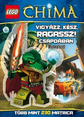 LEGO 5. - Vigy&amp;aacute;zz, k&amp;eacute;sz, ragassz! - Csapd&amp;aacute;ban - Legends of Chima - Munkaf&amp;uuml;zet - T&amp;ouml;bb mint 230 matrica foto