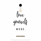 Husa silicon pentru Xiaomi Remdi Note 3, Love Yourself More