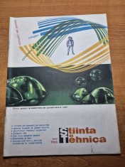 stiinta si tehnica mai 1965-articol si foto loc. codlea,tractorul u-650 brasov foto