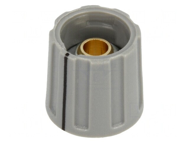 Buton rotativ indicator gri 16mm 6ax ABS