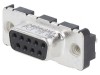 Soclu D-Sub 9-Pin Mamă 90&deg; pentru Panou 5A
