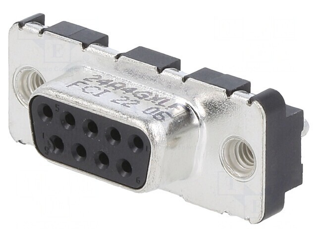 Soclu D-Sub 9-Pin Mamă 90&deg; pentru Panou 5A