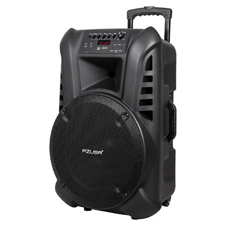 Sistem portabil bluetooth 120W, radio FM, USB, SD, 2 microfoane wirelles