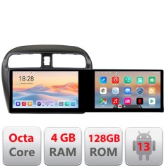 Navigatie Mitsubishi Spacestar Edotec 2 ecrane 8 core 4+128 21.6 inch Incell android Wifi 5Ghz gps internet Kit-spacestar CarStore Technology