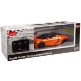 Masina cu telecomanda Bugatti Grand Sport Vitesse, scara 1:18, Portocaliu, Rastar