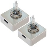 Set 2 Becuri Xenon Xentech Light D1S D2S D3S 35W 85V 6000K Alb Rece Metalic