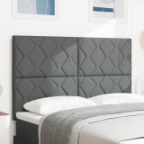 VidaXL Tăblie design blocuri diamant gri &icirc;nchis 160 cm material textil