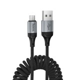 Hoco X121 , Cablu USB-A la Micro USB, 2.4A, 1.5 m, negru