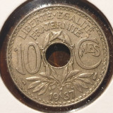 Franta 10 centimes 1937, Europa