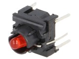 Micro&icirc;ntrerupător TACT SPST-NO 0.05A 24V THT