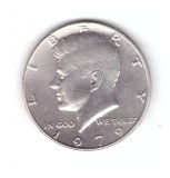 Moneda SUA 1/2 dollar/dolar 1979, stare buna, curata, America de Nord, Cupru-Nichel