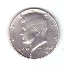 Moneda SUA 1/2 dollar/dolar 1979, stare buna, curata