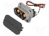 Conector alimentare DC, 1kV, 2 pini, seria PowerLok Gen.2, {{Dimensiune pin}}. AMPHENOL GEC - PL082X-301-10PM8-2