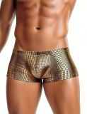 Boxeri Eross Low Rise Snakeskin S Auriu