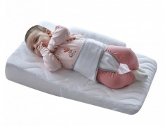 Salteluta pozitionator pentru bebelusi BabyJem Reflux Pillow (Culoare: Gri) foto