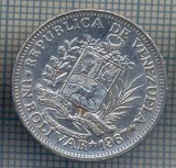AX 1189 MONEDA - VENEZUELA - 1 BOLIVAR -ANUL 1967 -STAREA CARE SE VEDE