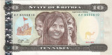 Eritreea, 10 nakfa 1997, UNC