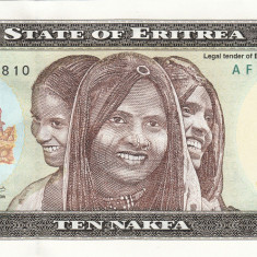 Eritreea, 10 nakfa 1997, UNC