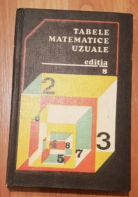 Tabele matematice uzuale de E. Rogai foto