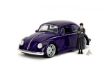 JADA WEDNESDAY SET MASINUTA METALICA VOLKSWAGEN BEETLE 1:24 SI FIGURINA METALICA WEDNESDAY 7CM