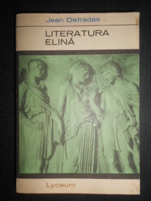 Jean Defradas - Literatura elina foto