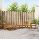 vidaXL Set de canapele de exterior 6 pcs natural Lemn Solid de Acacia 3367827