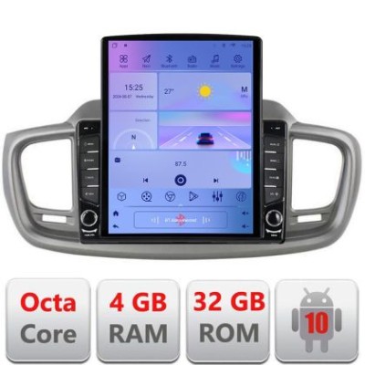 Navigatie KIA Sorento 2015-2018 Manual H-6528 ecran tip TESLA 9.7&amp;quot; cu Android Radio Bluetooth Internet GPS WIFI 4+32 CarStore Technology foto