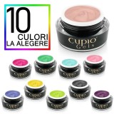 Cumpara ieftin Kit manichiura gel 10 culori ultra pigmentate Cupio