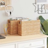 vidaXL Coșuri pentru reviste 2 pcs natural 39 x 14 x 25 cm 42020147
