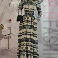 R956-100 Rochie casual din material vaporos