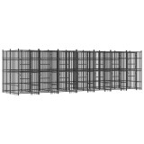 Cumpara ieftin Padoc pentru caini de exterior, 12,9 m&sup2;, otel