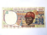 Rară! Gabon 5000 Francs 1994,bancnota din imagini la cel mai mic pret