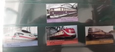 Germania-tranport,locomotive ,trenuri-serie completa nestampilate MNH-(T2) foto