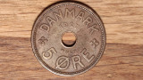 Danemarca - varietate cu an unic - semnatura &hearts;HCN;GJ - 5 ore 1927 - impecabila !, Europa