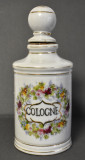 Recipient din portelan Apa de Colonie / Sticla parfum - perioada interbelica