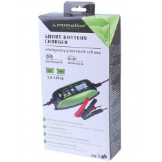 Redresor Smart Digital Pentru Baterii Moto Si Auto 6V / 12V - 2A / 4A, 1.2-120 Ah, IP65 Carmotion 58695