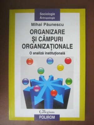 Mihai Paunescu - Organizare si campuri organizationale foto