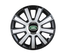 Set 4 capace roti Flash Gri-Negru R14 pentru gama auto Land Rover