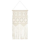 Cumpara ieftin Cuier de perete macrame, 40x80, bumbac