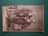 fotografie atelier fotografic IAN BICHLER -STEYER distinsi domni in tinuta , anii 1900 .Dimensiuni aprox 16 cm x 11 cm