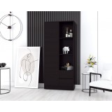 Dulap MP1 - 1U+2S, 80x33x180 cm, Wenge
